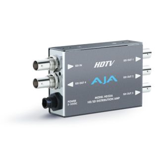 AJA HD5DA signal converter Grey, Stainless steel