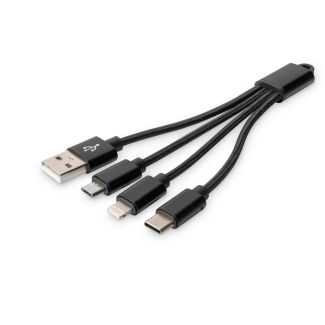 Digitus 3-in-1 charging cable