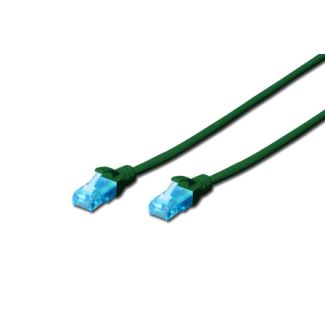 Digitus 7m Cat5e U/UTP networking cable Green U/UTP (UTP)