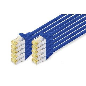 Digitus Cable de conexión CAT 6A S/FTP, 10 pezzi