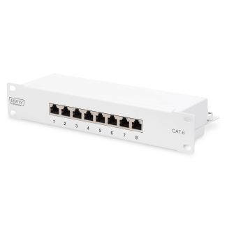 Digitus CAT 6, Class E Patch Panel, shielded, grey