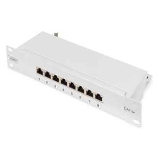 Digitus CAT 6A, Class E Patch Panel, shielded, grey