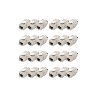 Digitus Cat. 6A keystone module, shielded with intelligent cable manager, set (24 pieces)