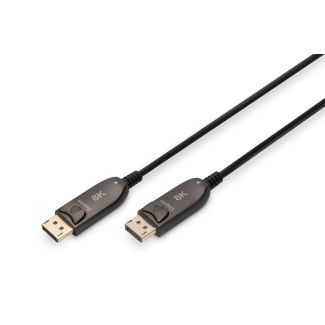 Digitus Cavo in fibra ottica ibrido DisplayPort AOC, UHD 8K, 20 m