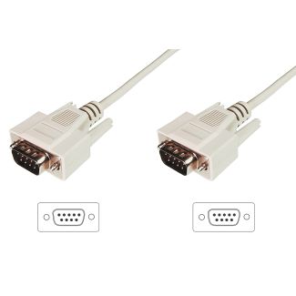 Digitus Datatransfer connection cable, D-Sub9/M - D-Sub9/M