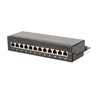 Digitus Desktop CAT 6A, Class EA patch panel, shielded, black