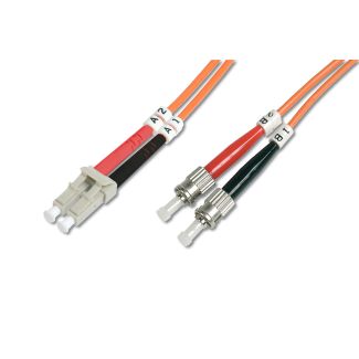 Digitus Fiber Optic Multimode Patch Cord, LC / ST