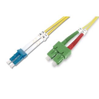 Digitus Fiber Optic Singlemode Patchcable SC ( APC ) to LC ( PC )