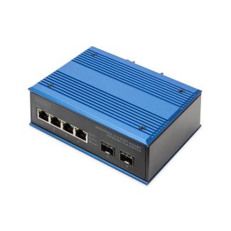 Digitus Industrial 4+2-Port Gigabit Ethernet PoE Switch