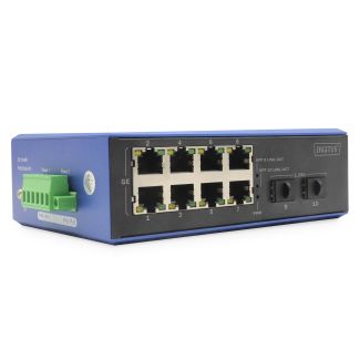 Digitus Industrial 8 + 2 -Port Gigabit Ethernet PoE Switch