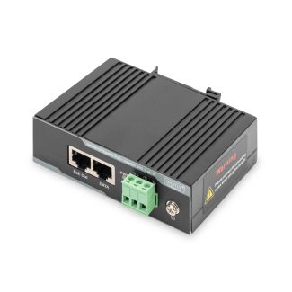 Digitus Industrial Gigabit Ethernet PoE+ Injector, 802.3 af/at, 60 W