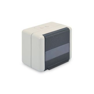 Digitus Outdoor Surface Mount Box for Keystone Modules, IP44 surface mount with hinged lid