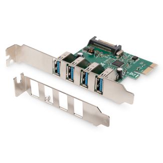 Digitus scheda 4 Porte USB 3.0 PCI Express