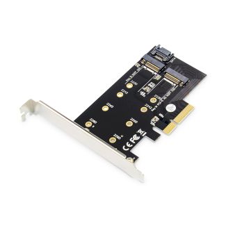 Digitus Scheda add-on M.2 NGFF / NVMe SSD PCI Express 3.0 (da 4)