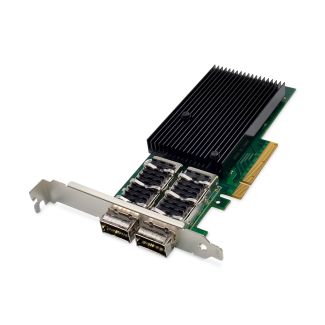 Digitus Scheda di rete a 2 porte 40 Gigabit Ethernet, QSFP+, PCI Express, chipset Mellanox