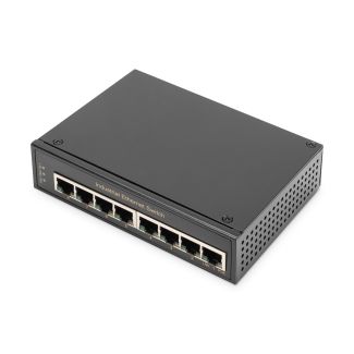 Digitus Switch di rete Ethernet Gigabit a 8 porte, industriale, non gestito