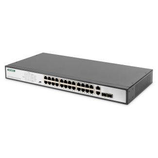 Digitus Switch Fast Ethernet PoE a 24 porte