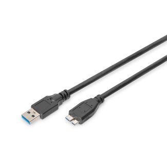 Digitus USB 3.0 connection cable, A/M - micro B/M