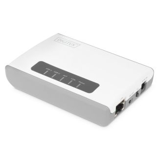 Digitus Wireless Multifunction Network Server USB 2.0 a 2 porte, 300 Mbps