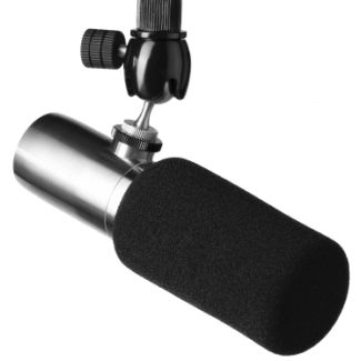 Earthworks ETHOS microphone Black Podcast microphone