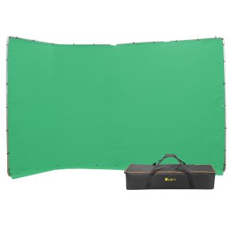 ikan BD-13F-GRN photo backdrop Aluminium, Polyester Monochromatic Green