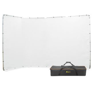 ikan BD-13F-WHT photo backdrop Aluminium, Polyester Monochromatic White