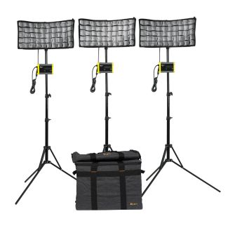 ikan CB8-3PT-KIT illuminazione continua per studio fotografico 24 W