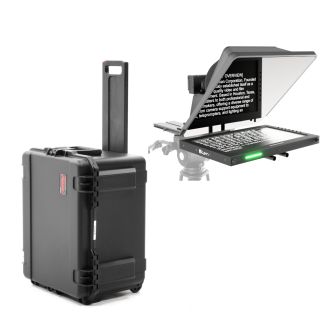 Ikan International PT4500W-TK High Bright 15" Teleprompter with SDI Widescreen Monitor & Travel Case