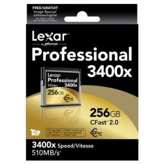 Lexar 256 GB 256GB CFast 3400x Memory Card