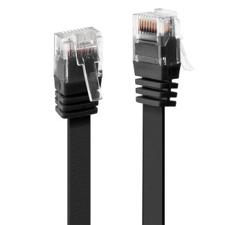 Lindy 5m Cat.6 networking cable Black 10 m Cat6