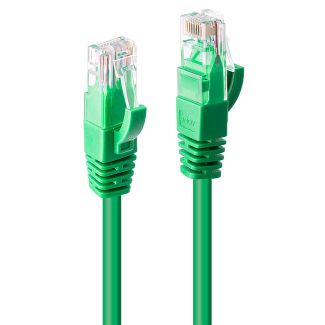 Lindy 30m Cat.6 U/UTP Network Cable, Green