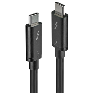 Lindy 0.5m Thunderbolt 3 Cable, Passive