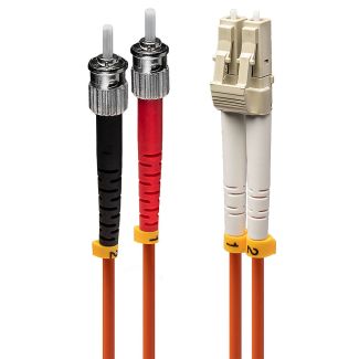 Lindy 1m LC-ST OM2 50/125 Fibre Optic Patch Cable