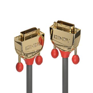 Lindy 2m DVI-D Dual Link Cable, Gold Line