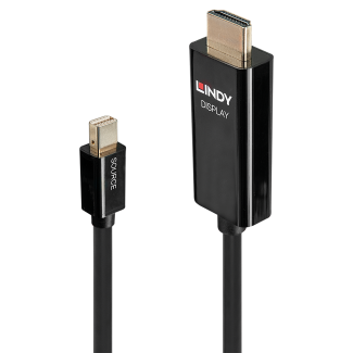 Lindy 2m Mini DP to HDMI Adapter Cable