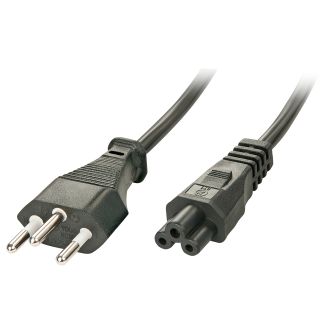 Lindy 30412 power cable Black 2 m C5 coupler