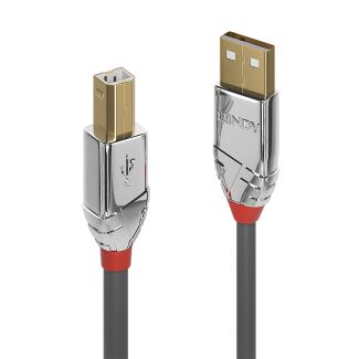 Lindy 36640 cavo USB 0,5 m USB 2.0 USB A USB B Grigio