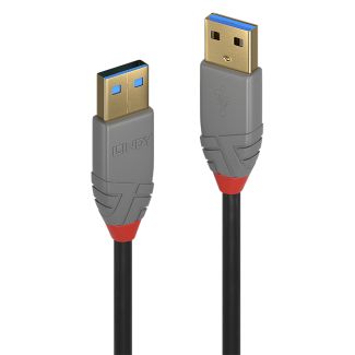 Lindy 36750 cavo USB 0,5 m USB 3.2 Gen 1 (3.1 Gen 1) USB A Nero