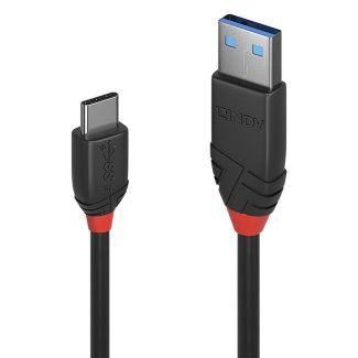 Lindy 36914 USB cable 0.15 m USB 3.2 Gen 1 (3.1 Gen 1) USB C USB A Black