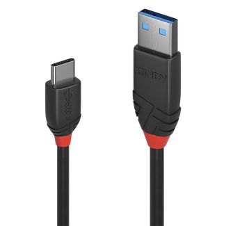 Lindy 36916 cavo USB 1 m USB 3.2 Gen 1 (3.1 Gen 1) USB A USB C Nero