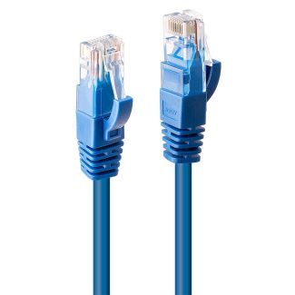 Lindy 30m Cat.6 U/UTP Network Cable, Blue