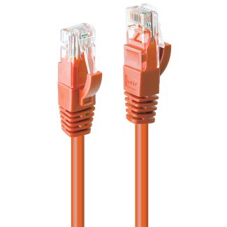 Lindy 30m Cat.6 U/UTP Network Cable, Orange