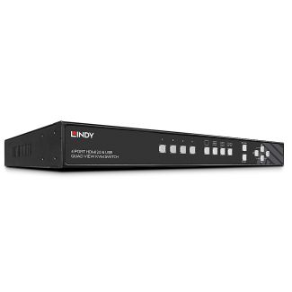 Lindy 4 Port HDMI 4K Quad View KVM Switch