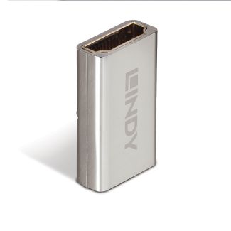 Lindy 41511 adattatore per inversione del genere dei cavi HDMI 2.1 Argento