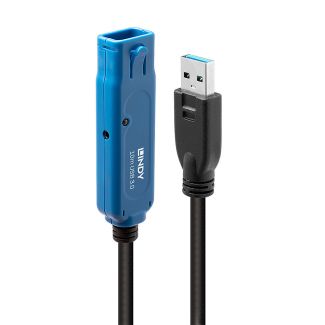 Lindy 43157 cavo USB 10 m USB 3.2 Gen 1 (3.1 Gen 1) USB A Nero