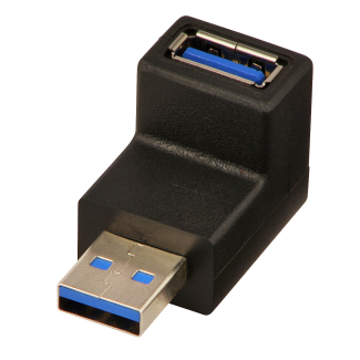 Lindy 71260 adattatore per inversione del genere dei cavi USB A Nero