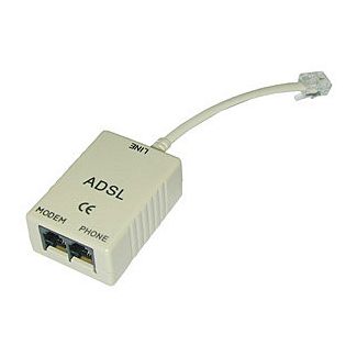 Lindy ADSL-Splitter divisore di rete Grigio