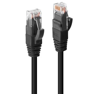 Lindy Cat.6 UTP Premium 2.0m networking cable Black 2 m