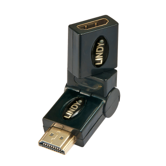 Lindy HDMI 360 Degree Adapter, HDMI Male to Female