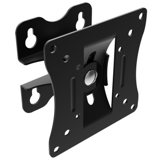 Lindy LCD Adjustable Wall Mount Bracket for up to 15kg, Black